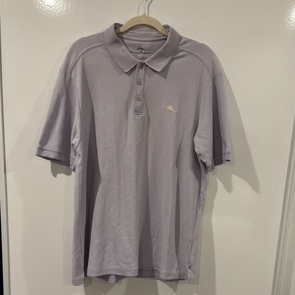 Tommy Bahama Purple/Lilac Polo Shirt Classic Design